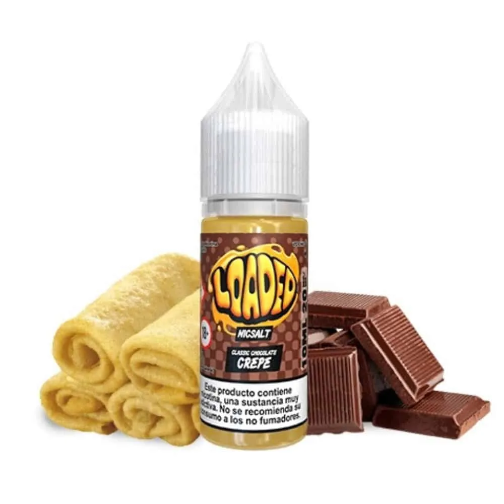 Loaded Salts Classic Chocolate Crepe 10ml