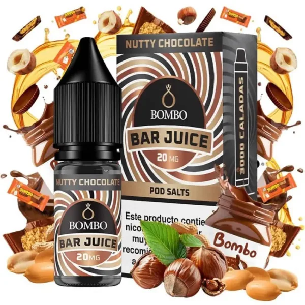 Bombo Salts Bar Juice Nutty Chocolate 10ml