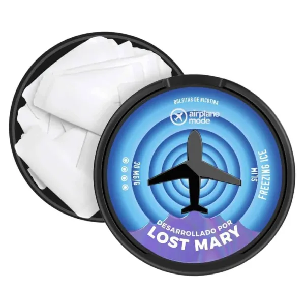 Bolsa Nicotina Lost Mary Airplane Freezing Ice 30mg