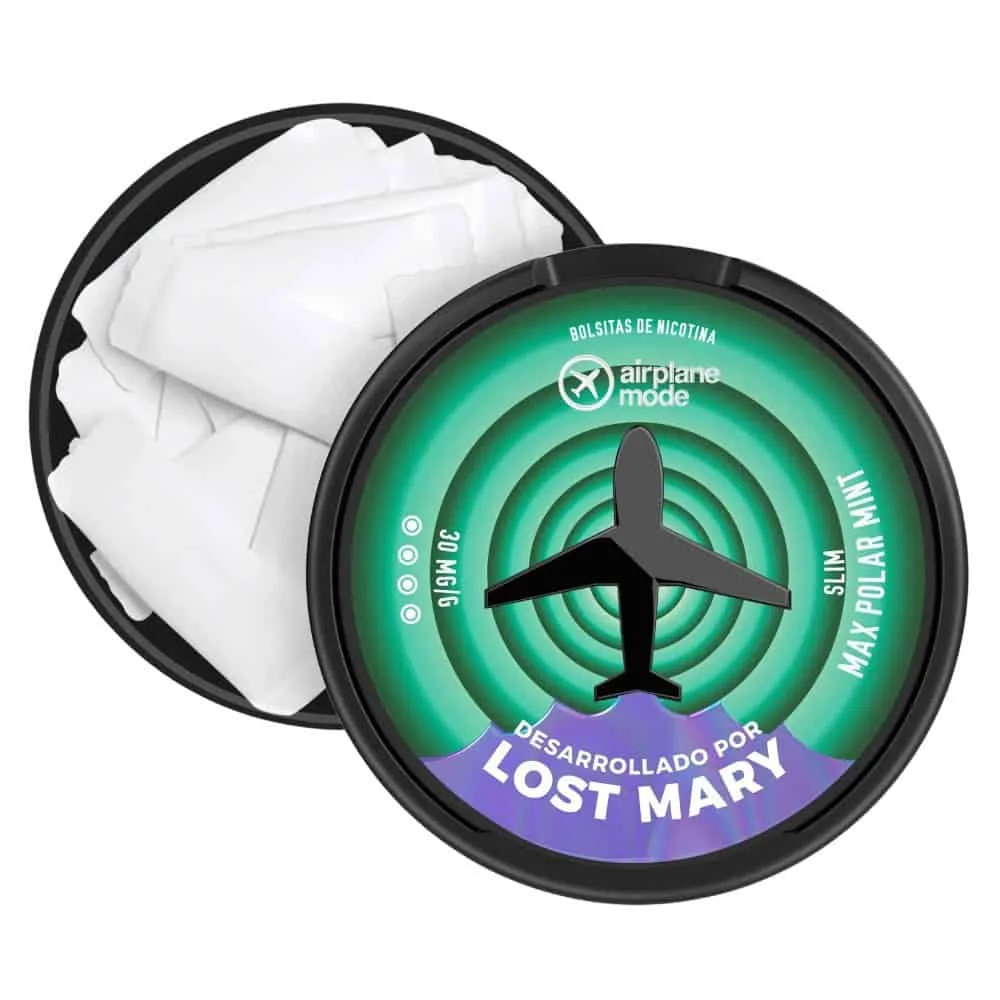 Bolsa Nicotina Lost Mary Airplane Polar Mint 30mg