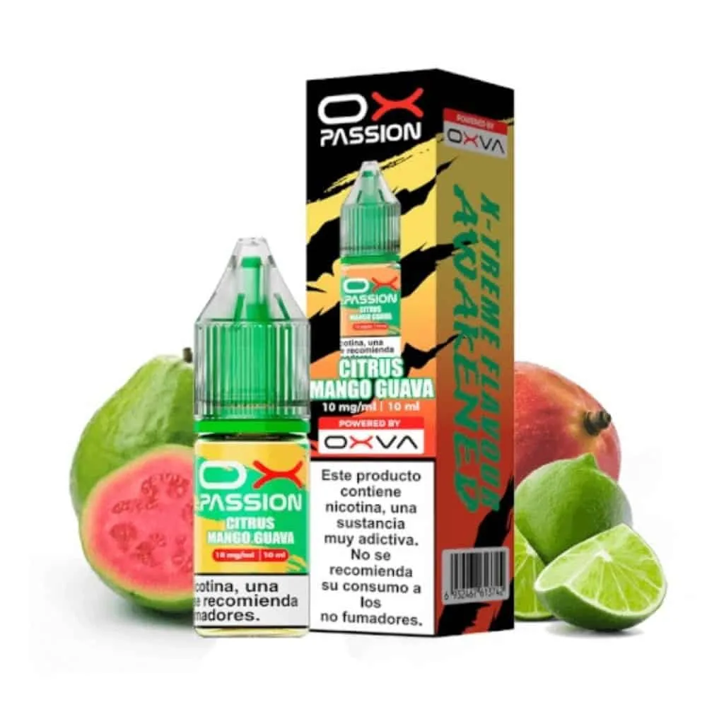 Oxva Ox Passion Salts Citrus Mango Guava 10ml Oxva Ox Passion Salts Citrus Mango Guava 10ml