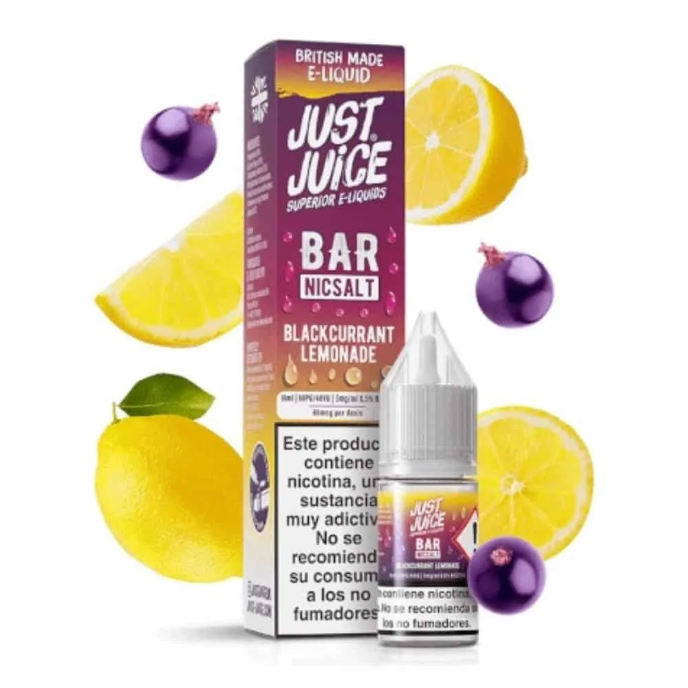 Just Juice Bar Salts Blackcurrant Lemonade 10ml