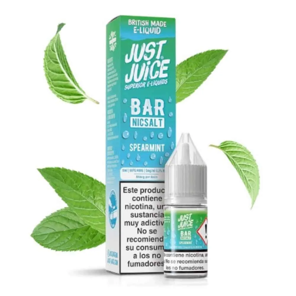 Just Juice Bar Salts Spearmint 10ml Just Juice Bar Salts Spearmint 10ml