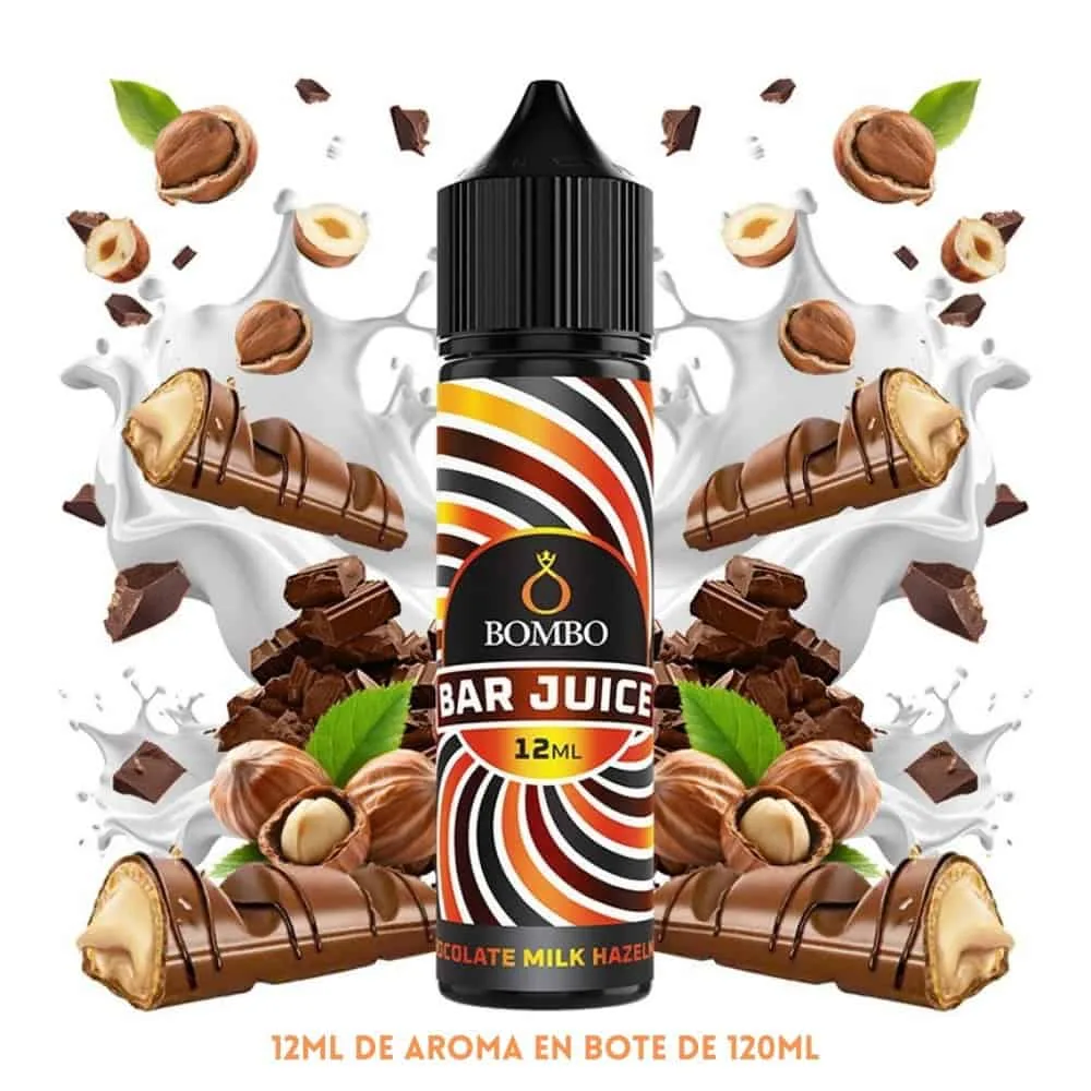 Aroma Longfill Bombo Bar Juice Chocolate Milk Halzenut 12ml