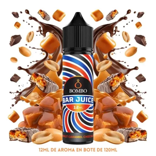 Aroma Longfill Bombo Bar Juice Peanut Chocolate Caramel 12ml
