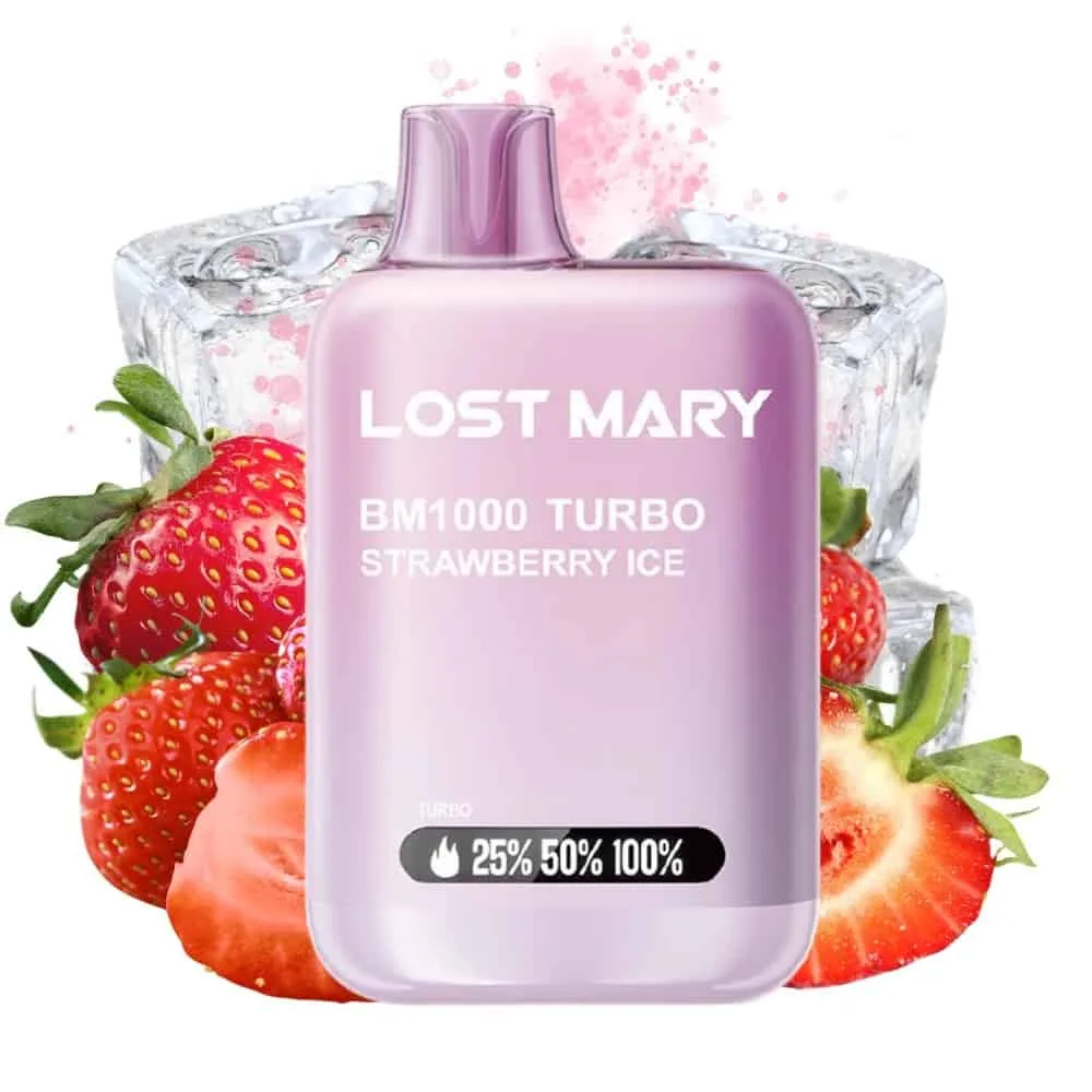 Lost Mary BM1000 Strawberry Ice Lost Mary BM1000 Strawberry Ice