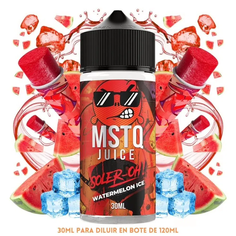 Aroma MSTQ Soler Oh Watermelon Ice Longfill 30/120ml - Imagen 1