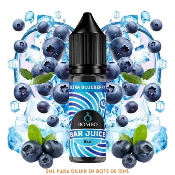 Aroma Bombo Bar Juice Ultra Blueberry Ice Mini Longfill