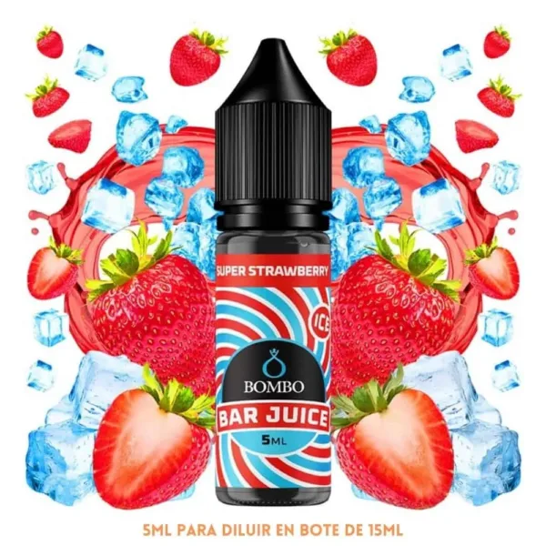 Aroma Bombo Bar Juice Super Strawberry Ice Mini Longfill