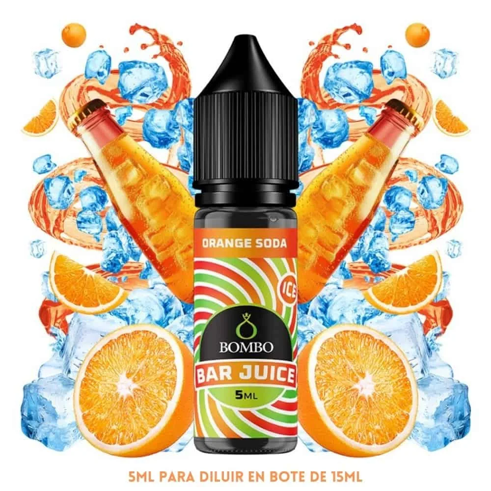 Aroma Bombo Bar Juice Orange Soda Ice Mini Longfill
