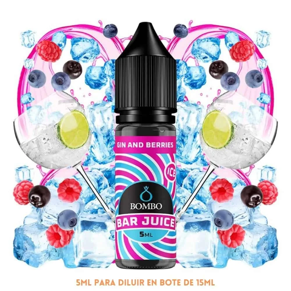 Aroma Bombo Bar Juice Gin & Berries Ice Mini Longfill