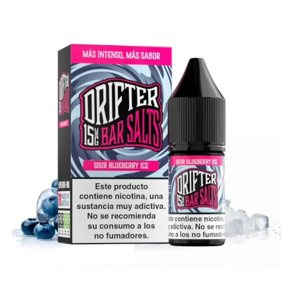 Drifter Bar Salts Sour Blueberry Ice 10ml Drifter Bar Salts Sour Blueberry Ice 10ml