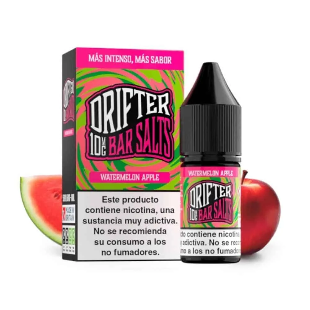 Drifter Bar Salts Watermelon Apple 10ml Drifter Bar Salts Watermelon Apple 10ml