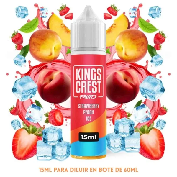 Aroma Kings Crest Strawberry Peach Ice Longfill 15/60ml
