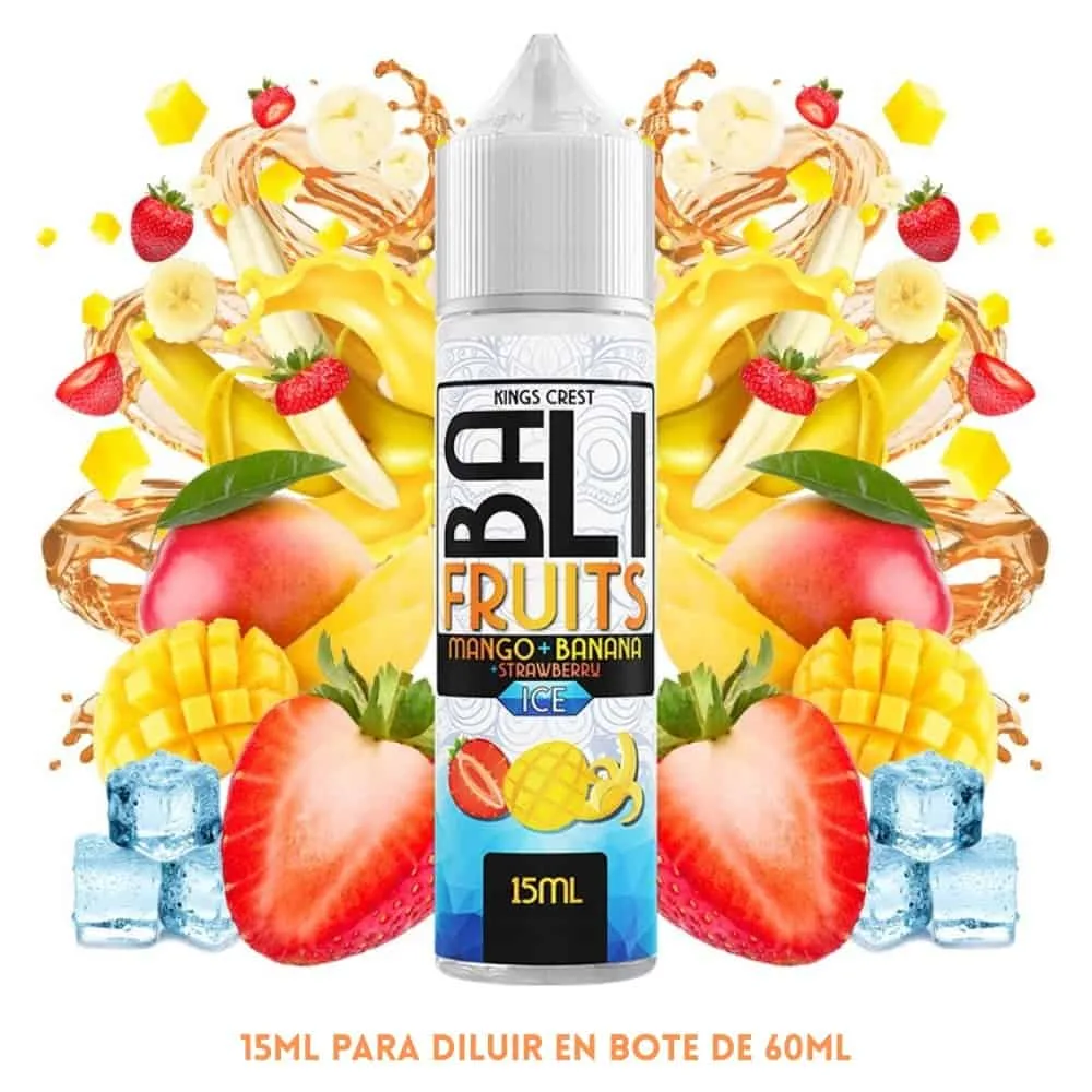 Aroma Bali Fruits Mango Banana Strawberry Ice Longfill 15/60ml Aroma Bali Fruits Mango Banana Strawberry Ice Longfill 15/60ml