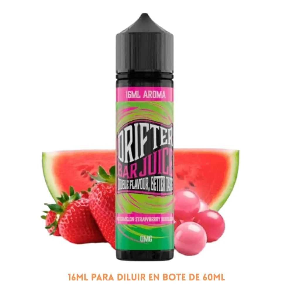 Aroma Drifter Bar Watermelon Strawberry Bubblegum Longfill 16/60ml Aroma Drifter Bar Watermelon Strawberry Bubblegum Longfill 16/60ml