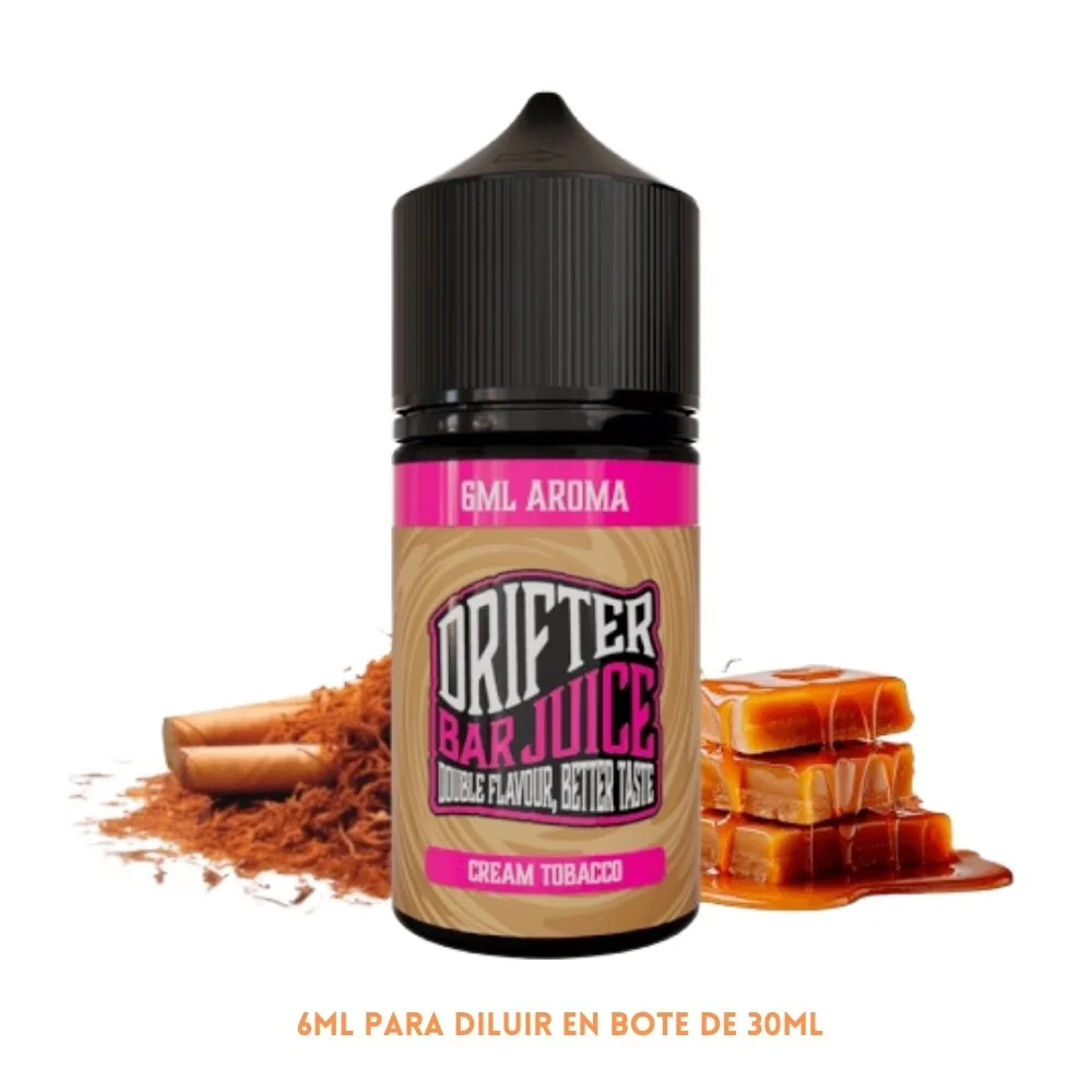 Aroma Drifter Bar Cream Tobacco Longfill 6/30ml - Imagen 1