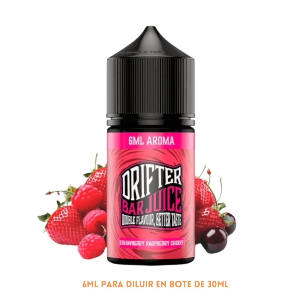 Aroma Drifter Bar Strawberry Raspberry Cherry Longfill 6/30ml