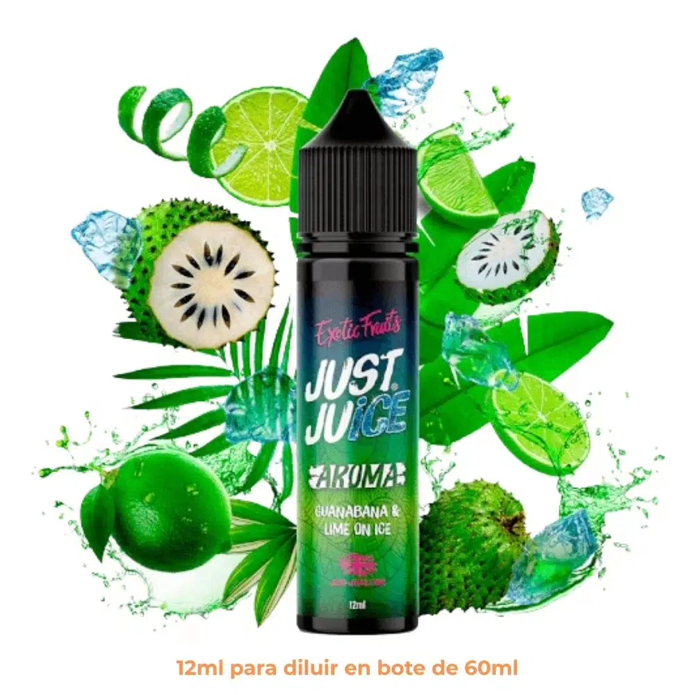 Aroma Just Juice Guanabana Lime Ice Longfill 12/60ml - Imagen 1
