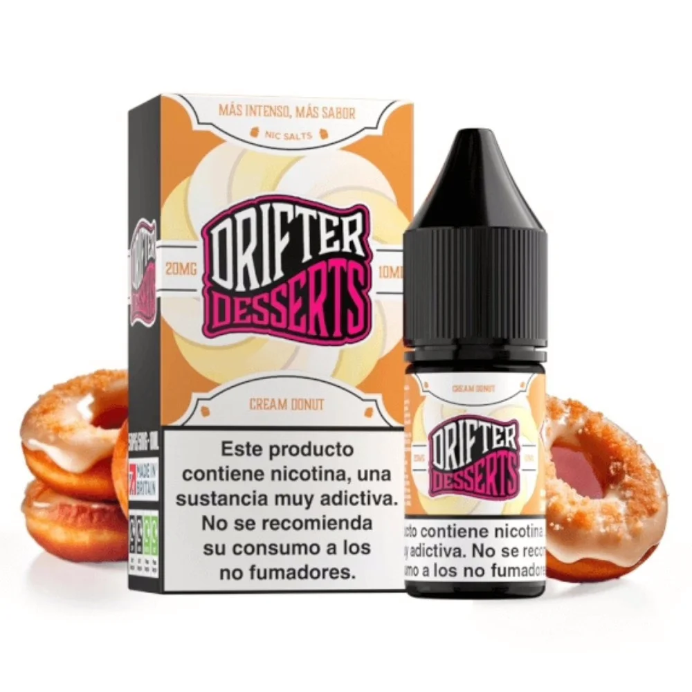 Drifter Bar Salts Cream Donut 10ml - Imagen 1