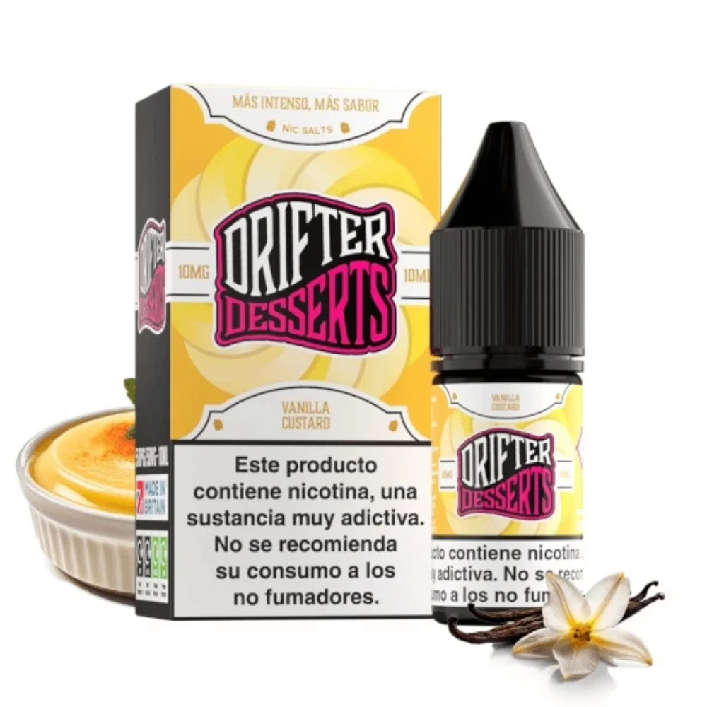 Drifter Bar Salts Vanilla Custard 10ml - Imagen 1
