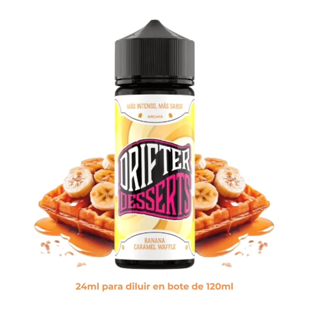 Aroma Drifter Bar Banana Caramel Waffle Longfill 24/120ml