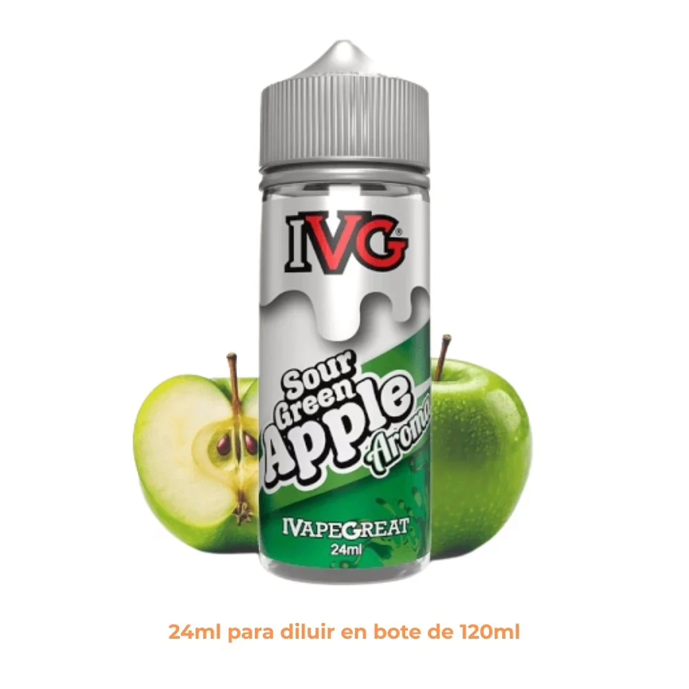 Aroma IVG Sour Green Apple Longfill 24/120ml