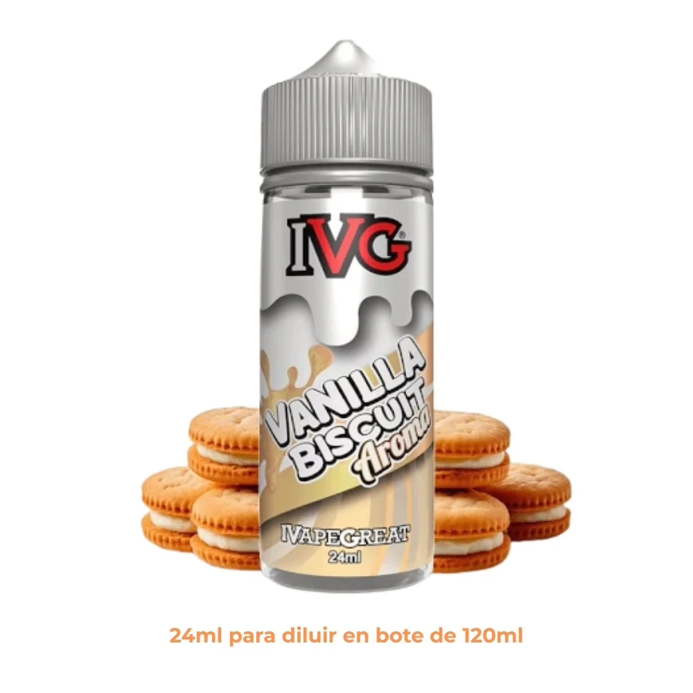 Aroma IVG Vanilla Biscuit Longfill 24/120ml