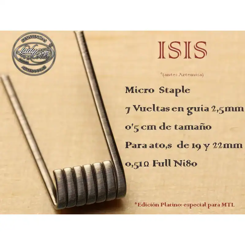 Lady Coils ISIS 0.51ohm Lady Coils ISIS 0.51ohm