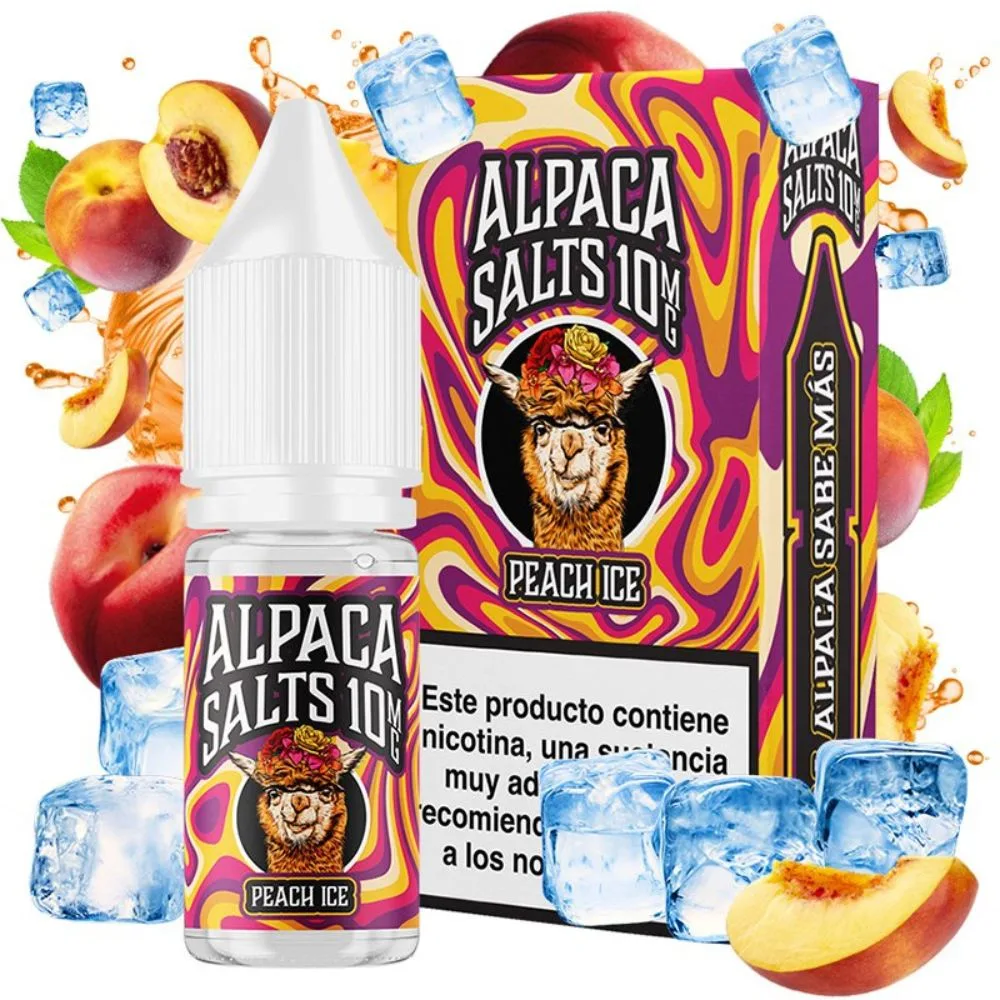 alpaca-salts-peach-ice-10ml Alpaca Salts Peach Ice