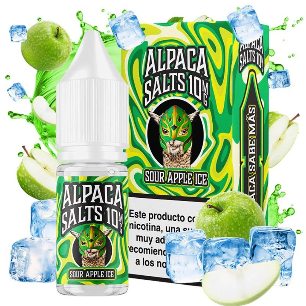 alpaca-salts-sour-apple-ice-10ml Alpaca Salts Sour Apple Ice