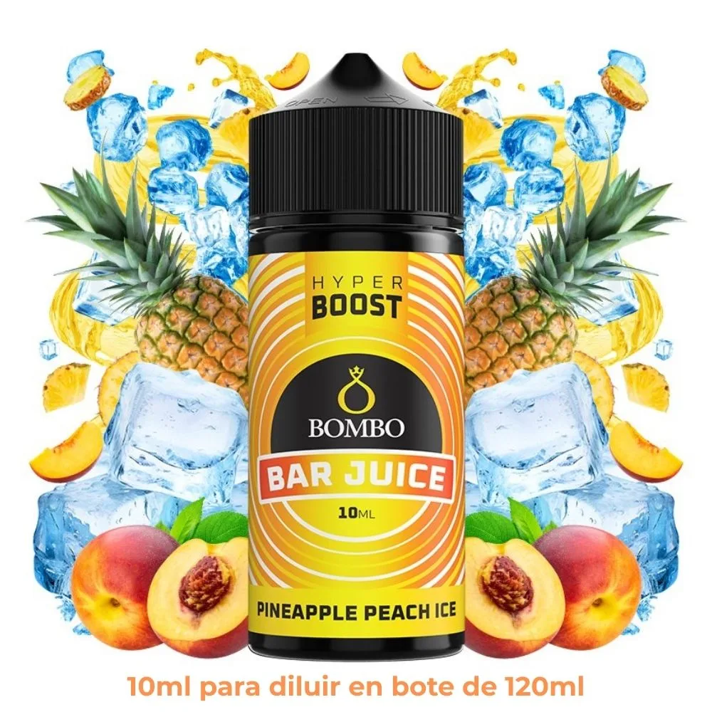 aroma-bombo-hyper-boost-longfill-pineapple-peach-ice-10ml Aroma Bombo Hyper Boost Pineapple Peach Longfill