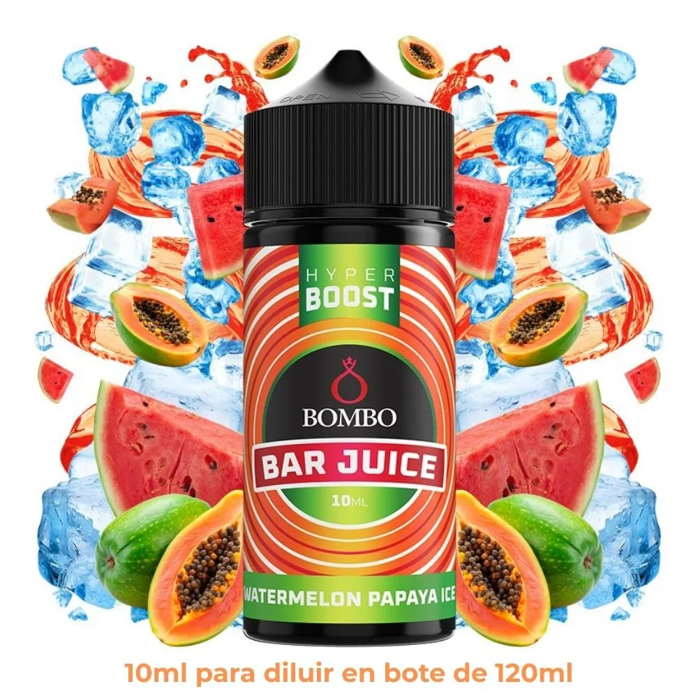 aroma-bombo-hyper-boost-longfill-watermelon-papaya-ice Aroma Bombo Hyper Boost Watermelon Papaya Longfill
