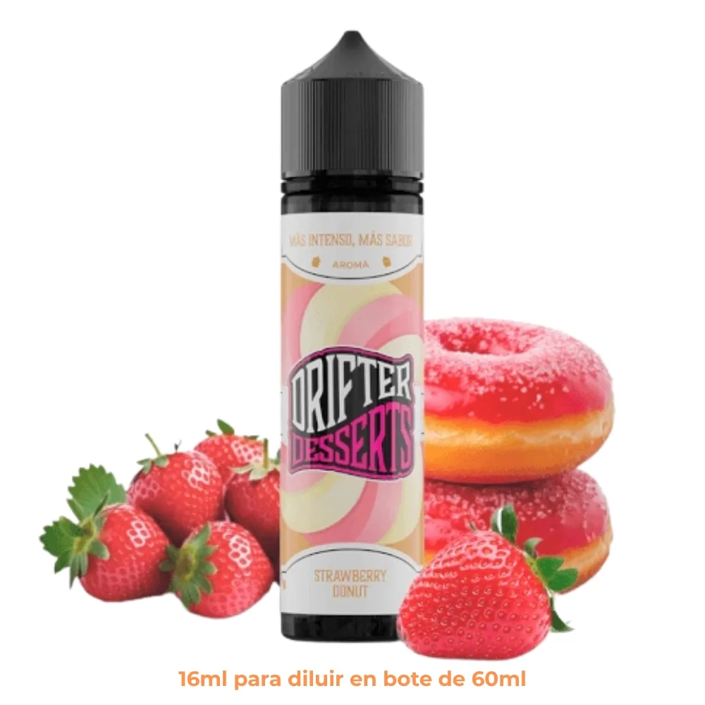 aroma-drifter-deserts-strawberry-donuts-longfill-16ml Aroma Drifter Strawberry Donut Longfill 16ml
