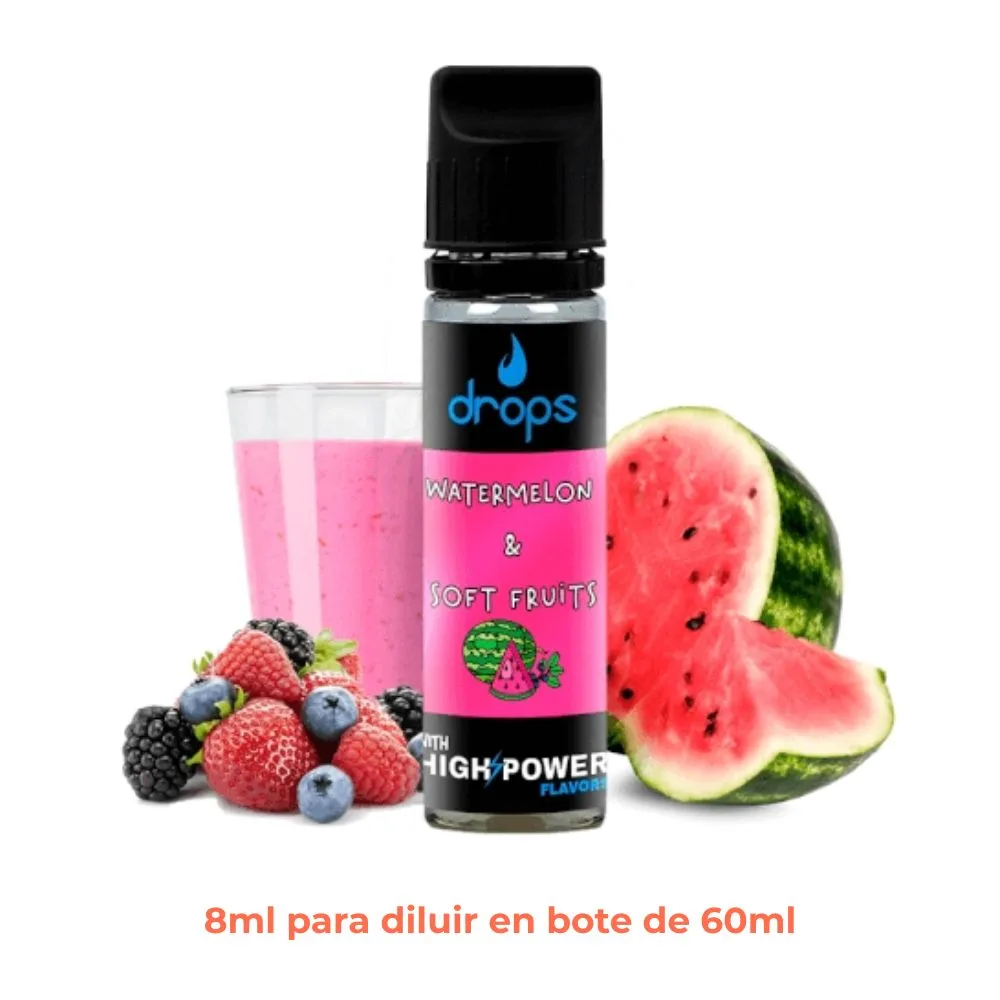 aroma-drops-watermelon-soft-fruits-longfill-8-60ml Aroma Drops Watermelon Soft Fruits Longfill 8/60ml
