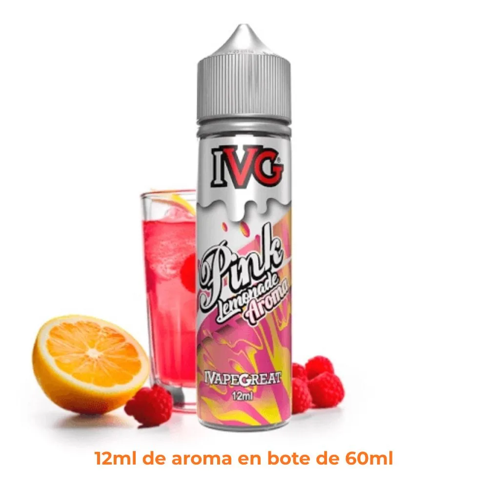 aroma-ivg-pink-lemonade-longfill-12ml Aroma IVG Pink Lemonade Longfill 12ml
