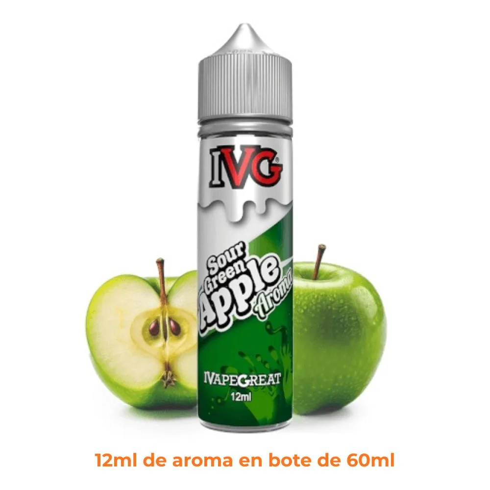 aroma-ivg-sour-green-apple-longfill-12ml Aroma IVG Sour Green Apple Longfill 12ml
