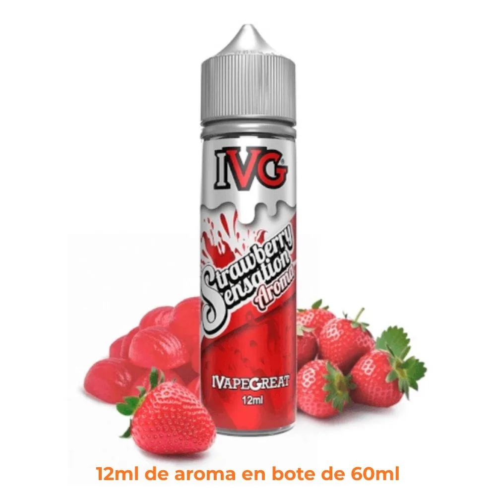 aroma-ivg-strawberry-sensation-12ml Aroma IVG Strawberry Sensation Longfill 12ml