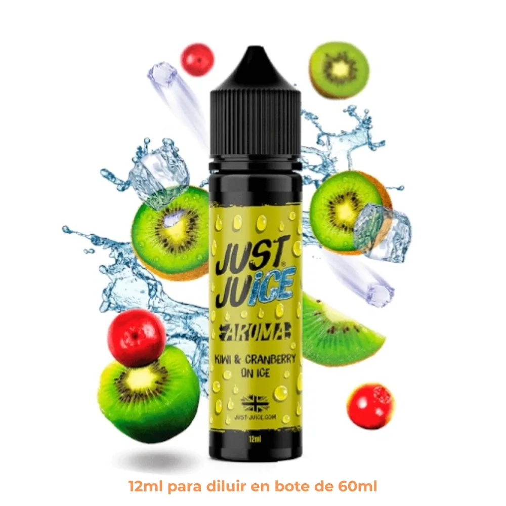 Aroma Just Juice Kiwi Cranberry On Ice Longfill 12ml