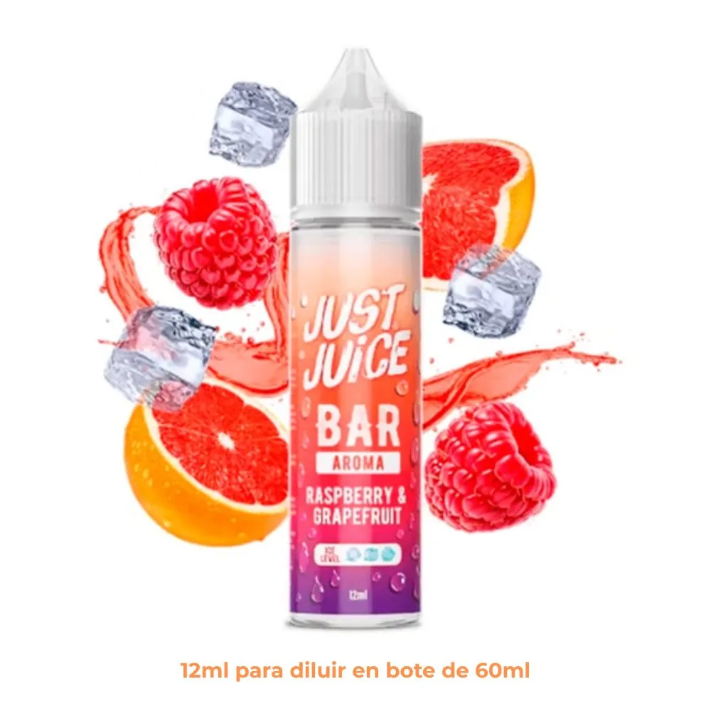 Aroma Just Juice Bar Raspberry Grapefruit Longfill 12/60ml - Imagen 1