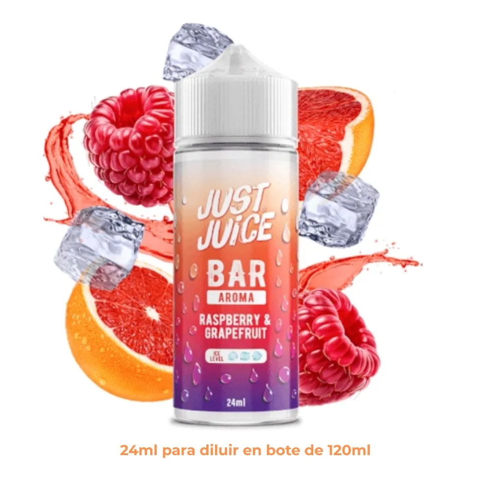 Aroma Just Juice Bar Raspberry Grapefruit Longfill 24/120ml - Imagen 1