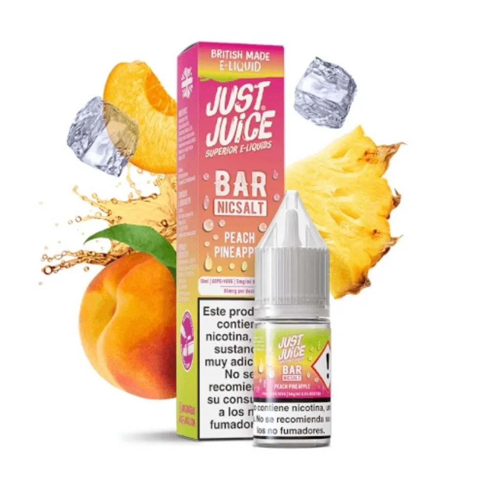 just-juice-salts-peach-pineapple-10ml Sales de Nicotina Just Juice Peach Pineapple