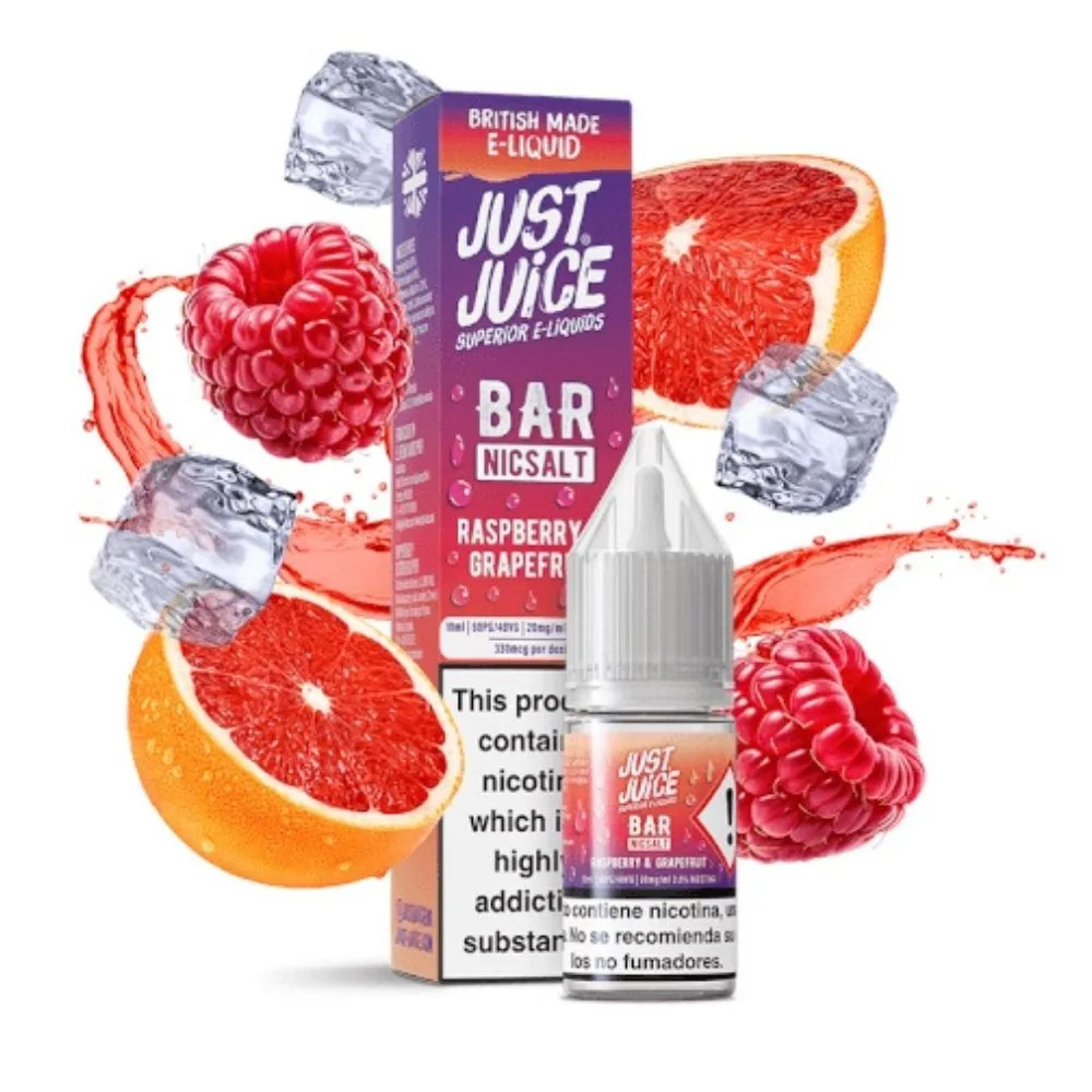 just-juice-salts-raspberry-grapefruit-10ml Just Juice Bar Salts Raspberry Grapefruit