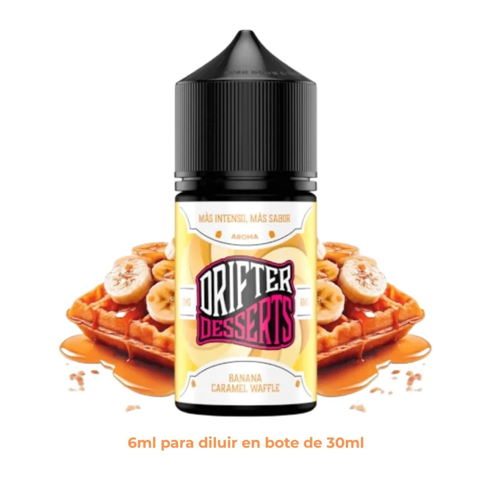 mini-aroma-drifter-desserts-longfill-6ml-caramel-banana-waffle Aroma Drifter Desserts Banana Caramel Waffle 6ml