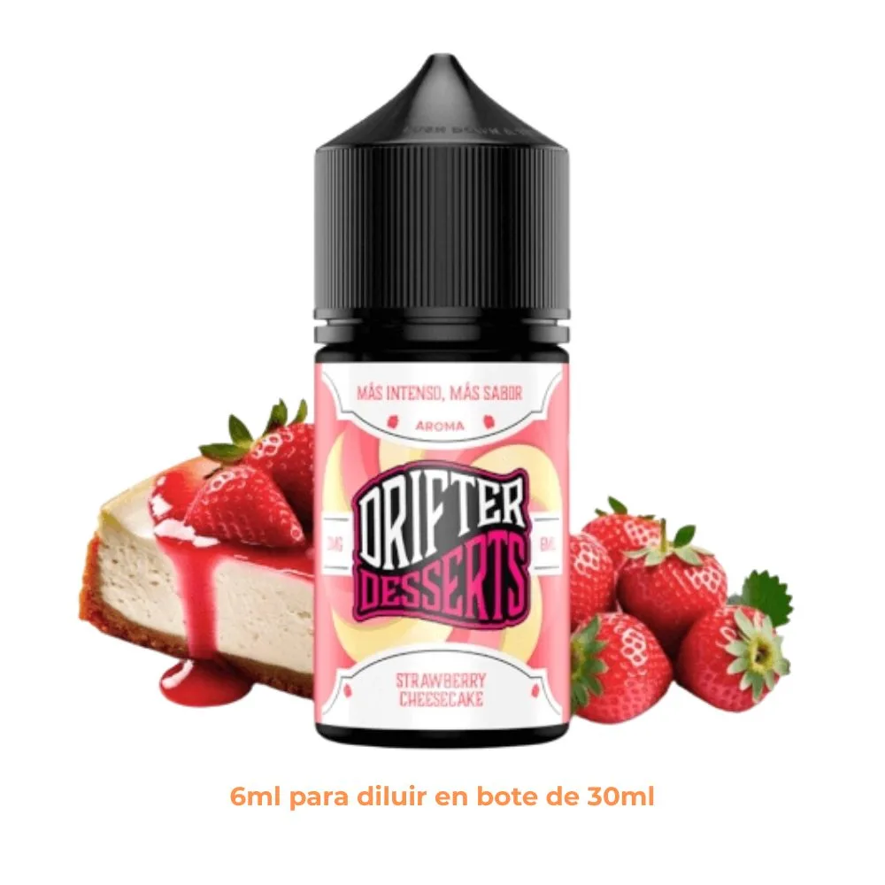 mini-aroma-drifter-desserts-longfill-6ml-strawberry-cheesecake Aroma Drifter Desserts Strawberry Cheesecake 6ml