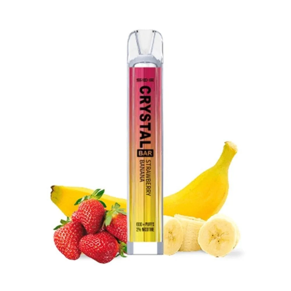 Ske Crystal Bar Strawberry Banana 20mg - Imagen 1