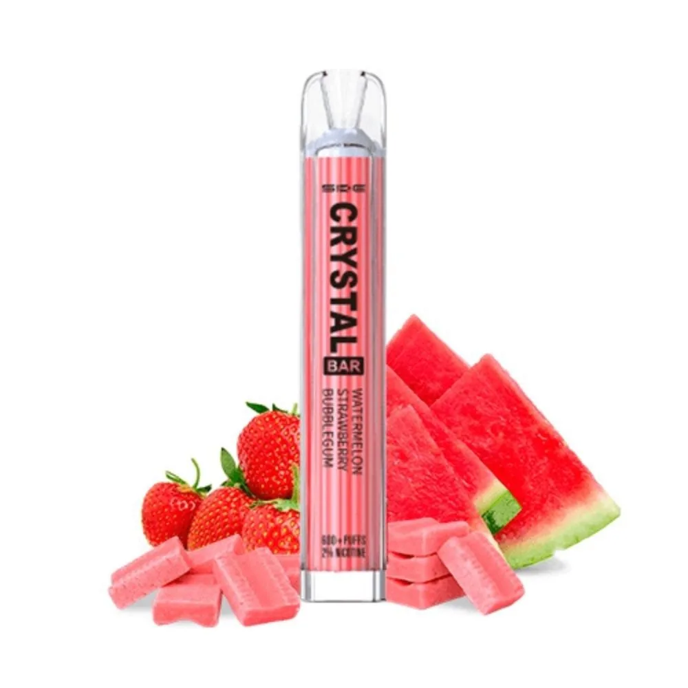 Ske Crystal Bar Watermelon Strawberry Bubblegum 20mg - Imagen 1