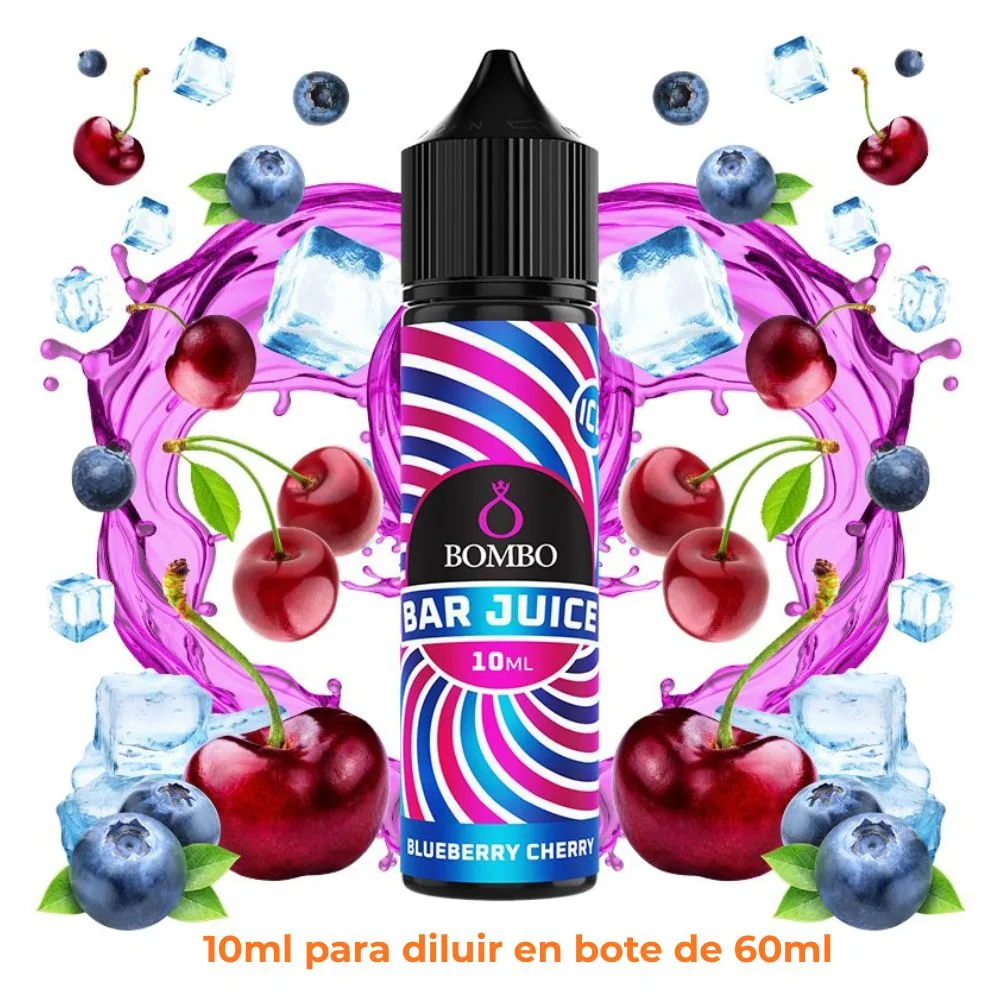 aroma-bombo-bar-longfill-blueberry-cherry-10ml.jpg Aroma Bombo Bar Juice Blueberry Cherry Longfill 10/60ml - Imagen 1