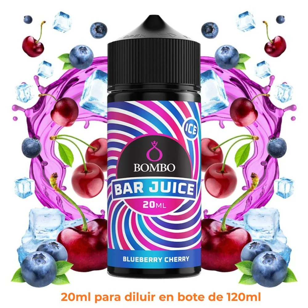 aroma-bombo-bar-longfill-blueberry-cherry-longfill-20ml.jpg Aroma Bombo Bar Juice Blueberry Cherry Longfill 20/120ml - Imagen 1
