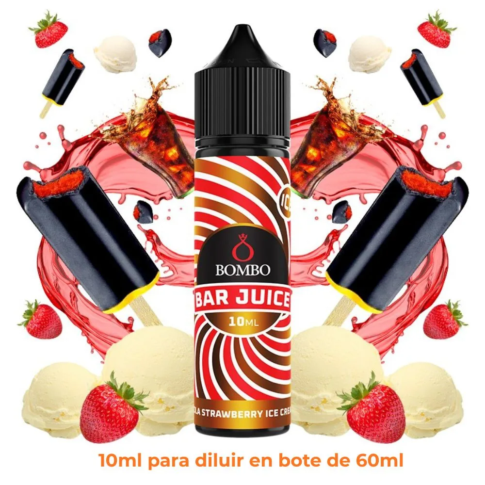 aroma-bombo-bar-longfill-cola-strawberry-ice-cream-10ml.jpg Aroma Bombo Bar Juice Cola Strawberry Ice Cream Longfill 10/60ml - Imagen 1